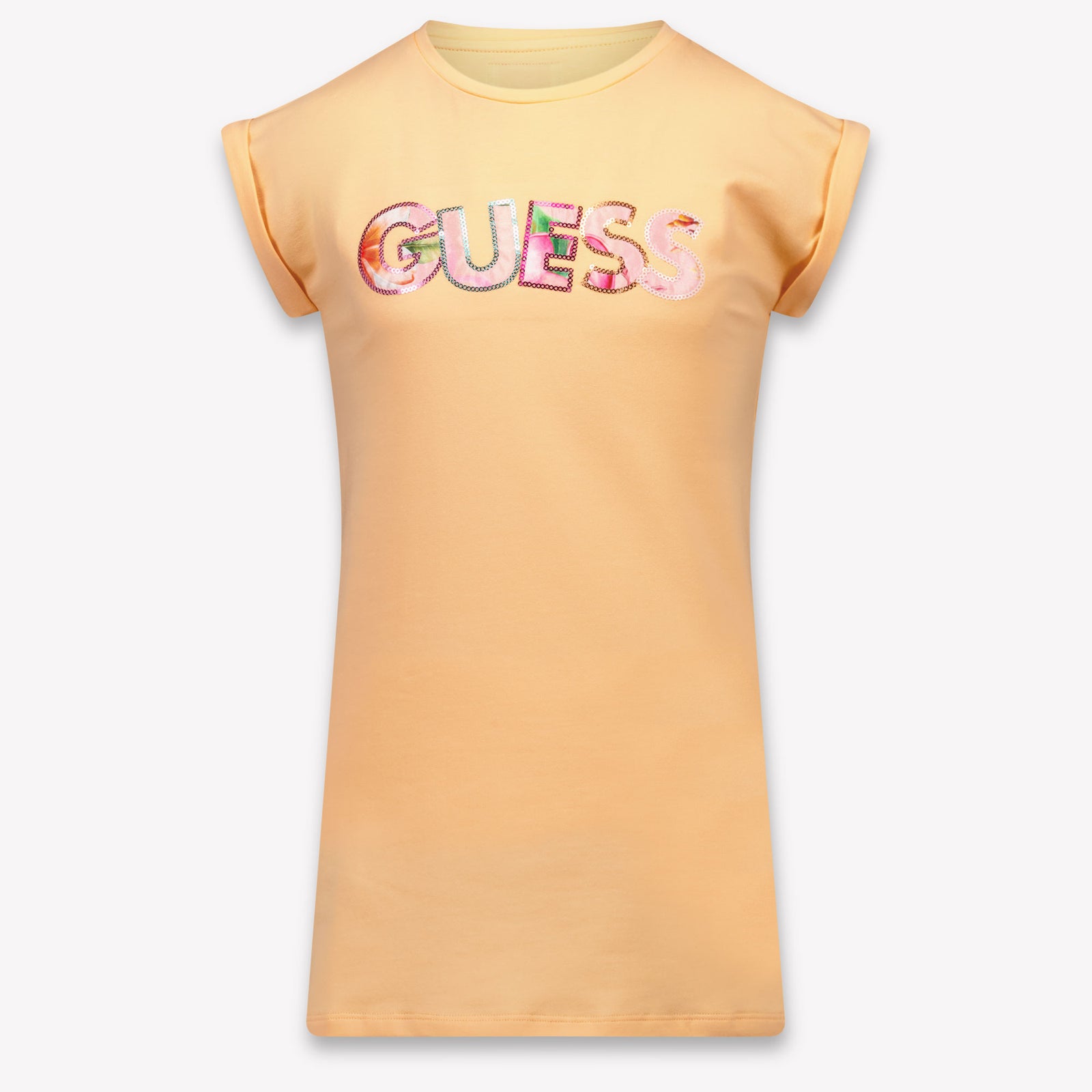 Guess Kids Girls Dress In Salmon