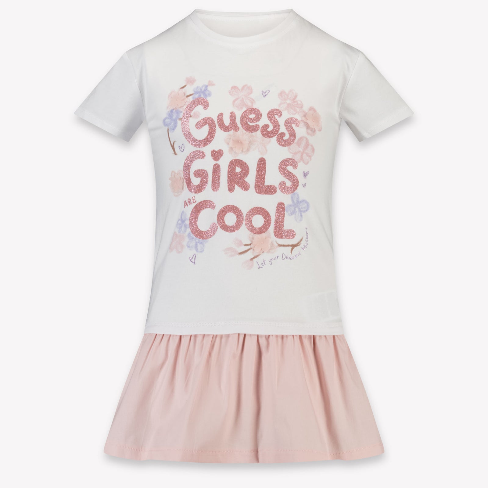 Guess Kids Girls Dress In White