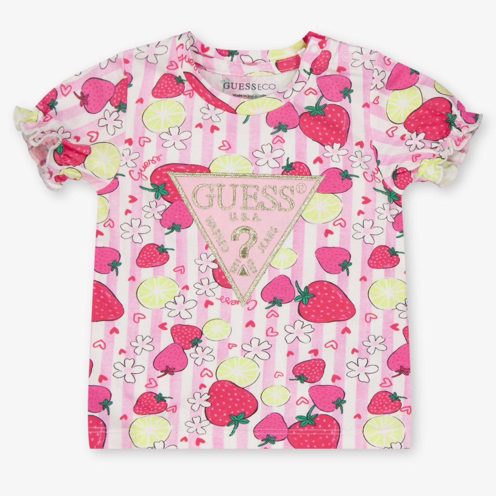 Guess Baby Meisjes Setje In Roze