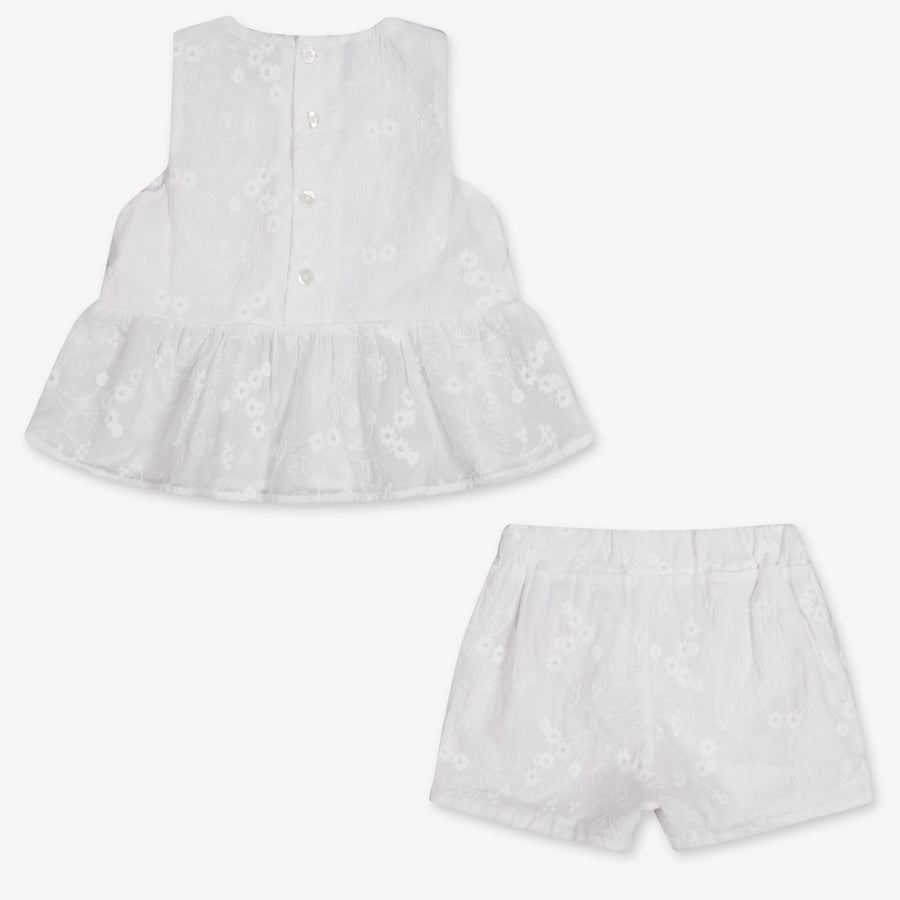 Guess Baby Meisjes Setje In Wit