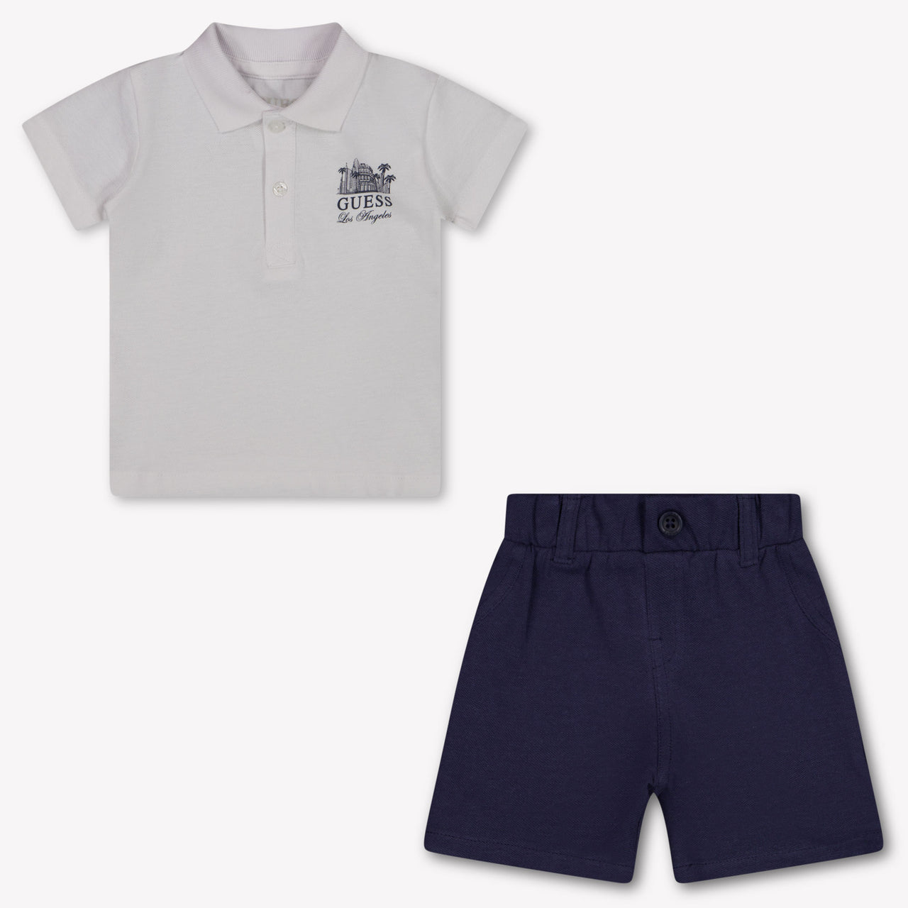 Guess Baby Jongens Setje In Wit