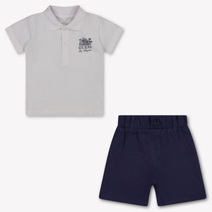 Guess Baby Jongens Setje In Wit