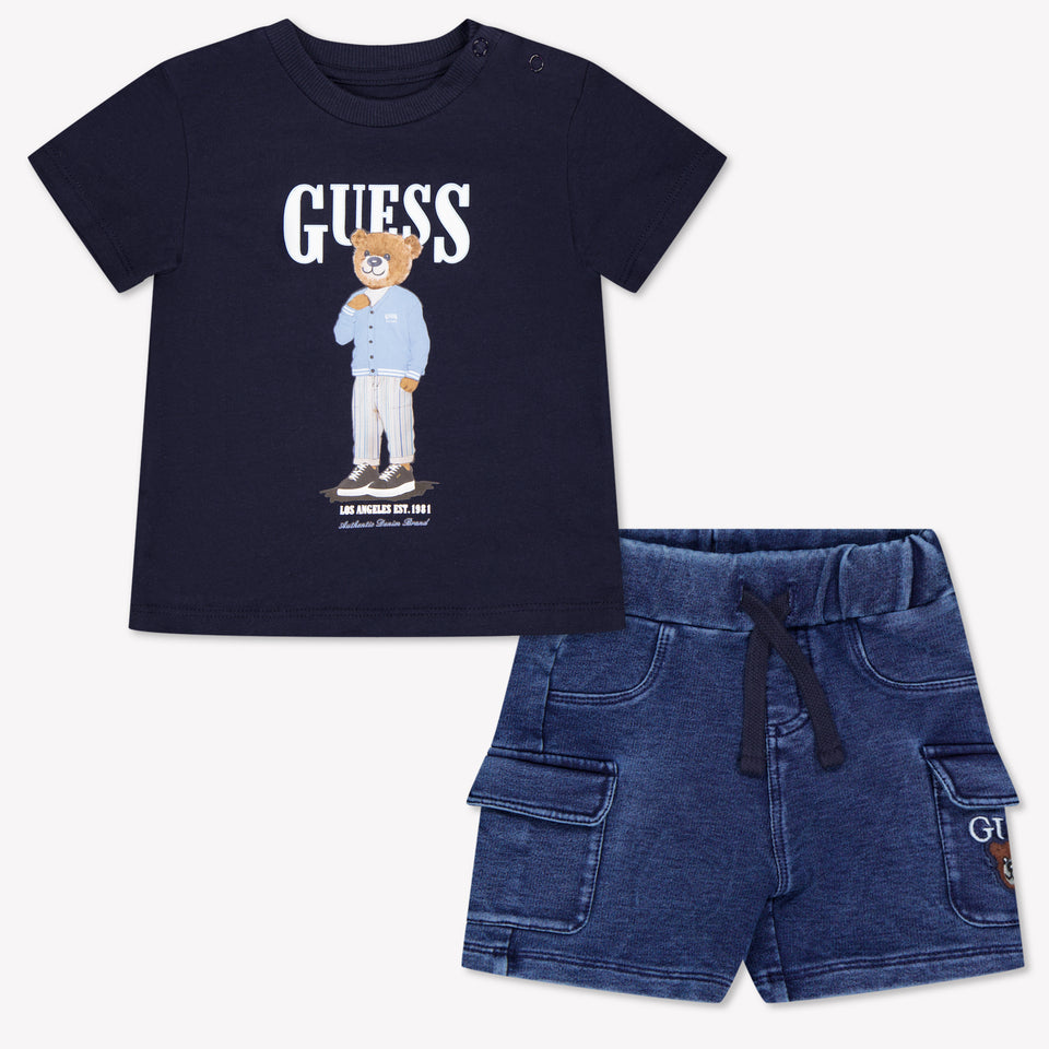 Guess Baby Jongens Setje In Navy