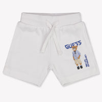 Guess Baby Jongens Shorts In Wit