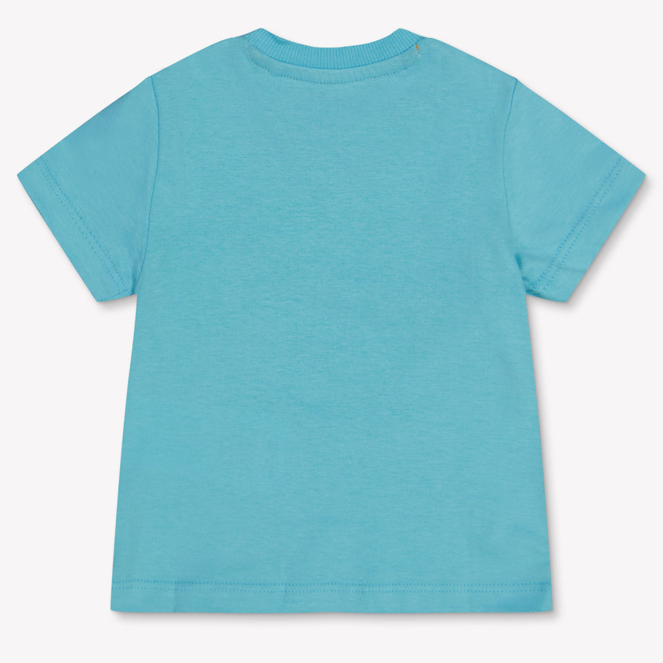 Guess Baby Jongens T-Shirt In Turquoise