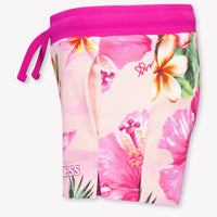 Guess Kids Girls Shorts In Fuchsia