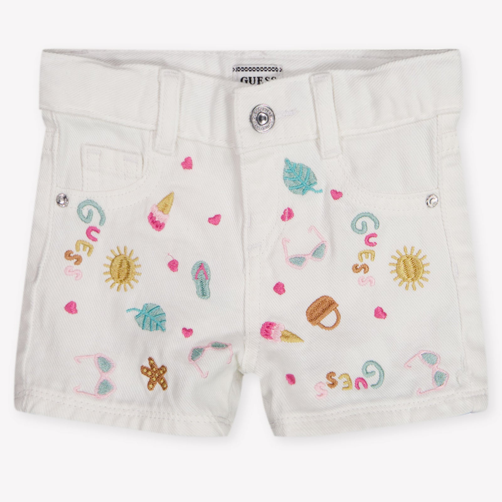 Guess Baby Meisjes Shorts In Roze