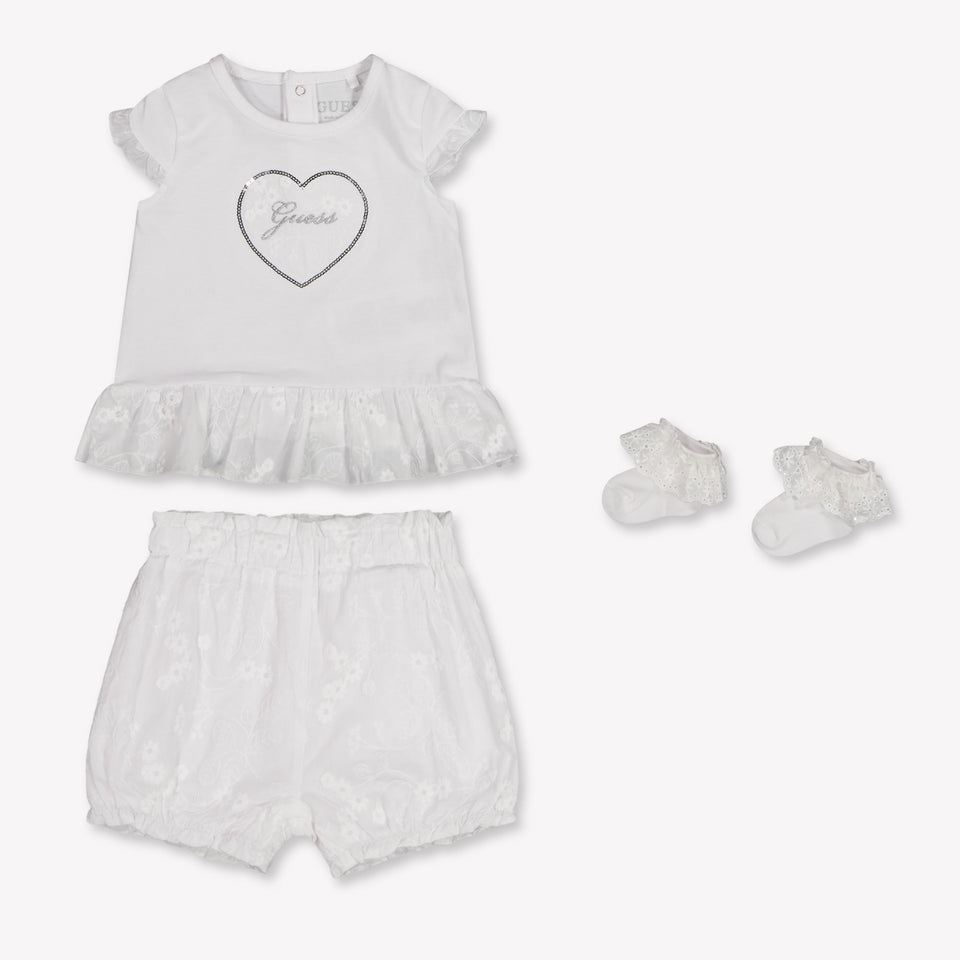 Guess Baby Girls Set In White
