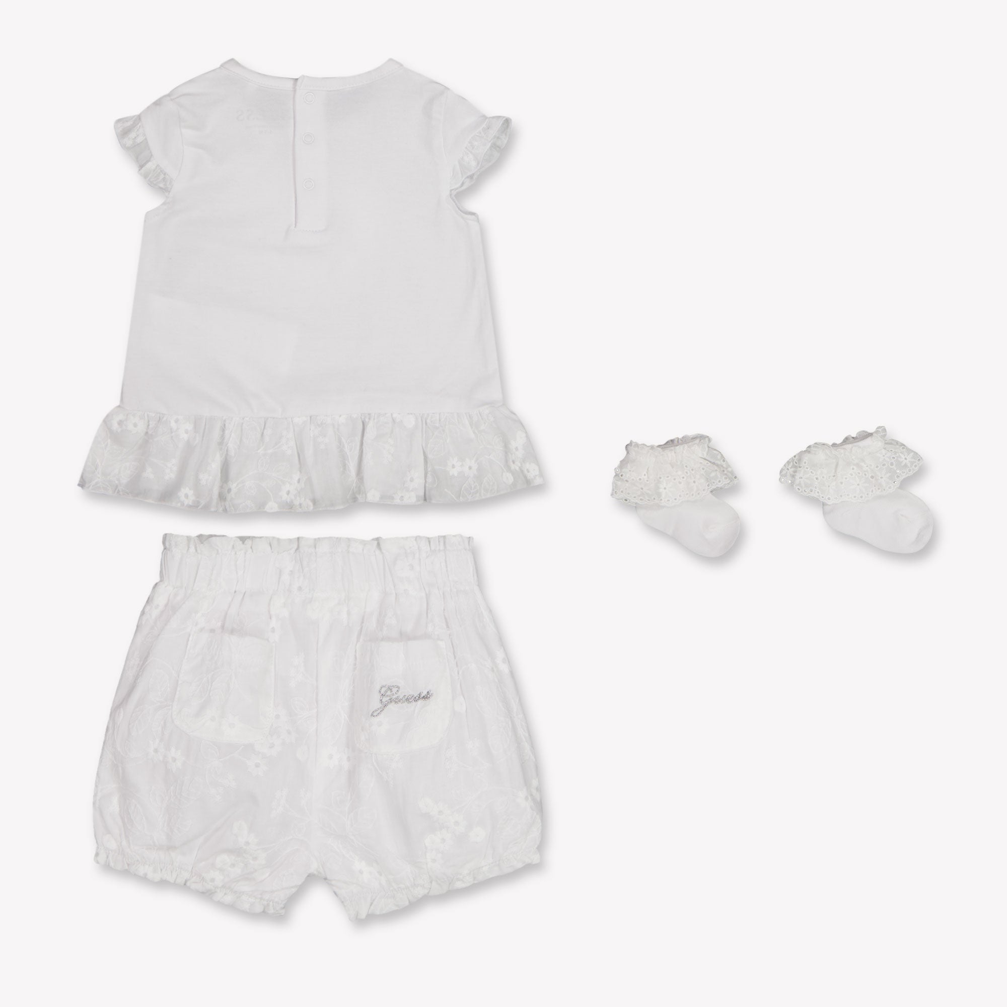 Guess Baby Meisjes Setje In Wit
