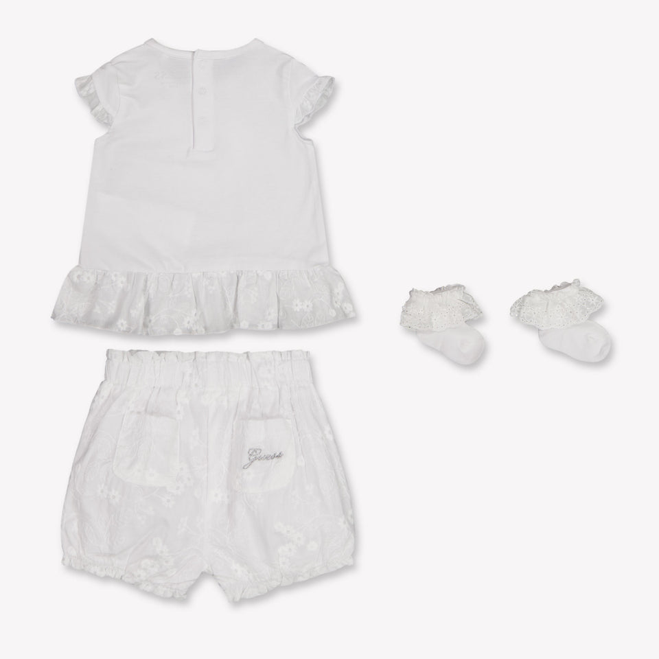 Guess Baby Girls Set In White