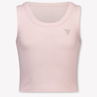 Guess Kids Girls T-Shirt In Light Pink