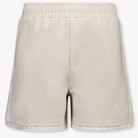 Guess Kinder Meisjes Shorts In Licht Beige