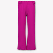 Guess Kids Girls Pants In Fuchsia