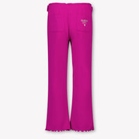 Guess Kids Girls Pants In Fuchsia