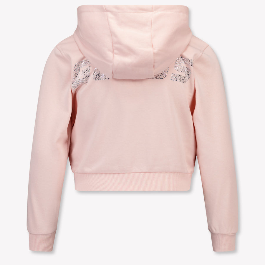 Guess Kids Girls Cardigan In Light Pink