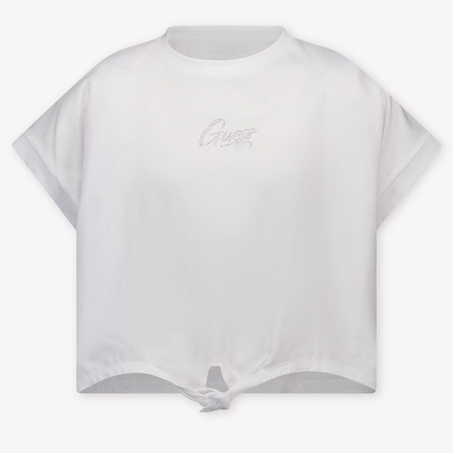 Guess Kinder Meisjes T-Shirt In Wit
