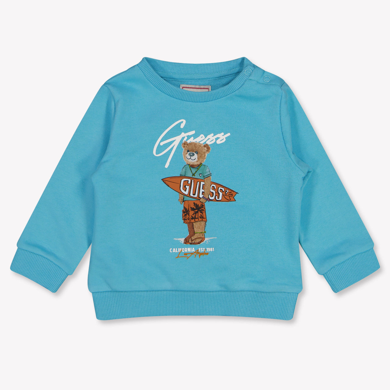 Guess Baby Jongens Trui In Turquoise
