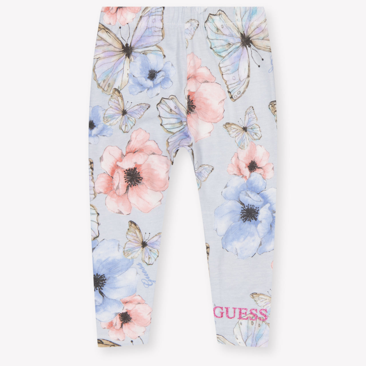 Guess Baby Girls Leggings In Pink