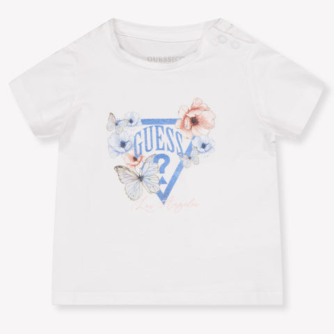 Guess Baby Girls T-Shirt In White