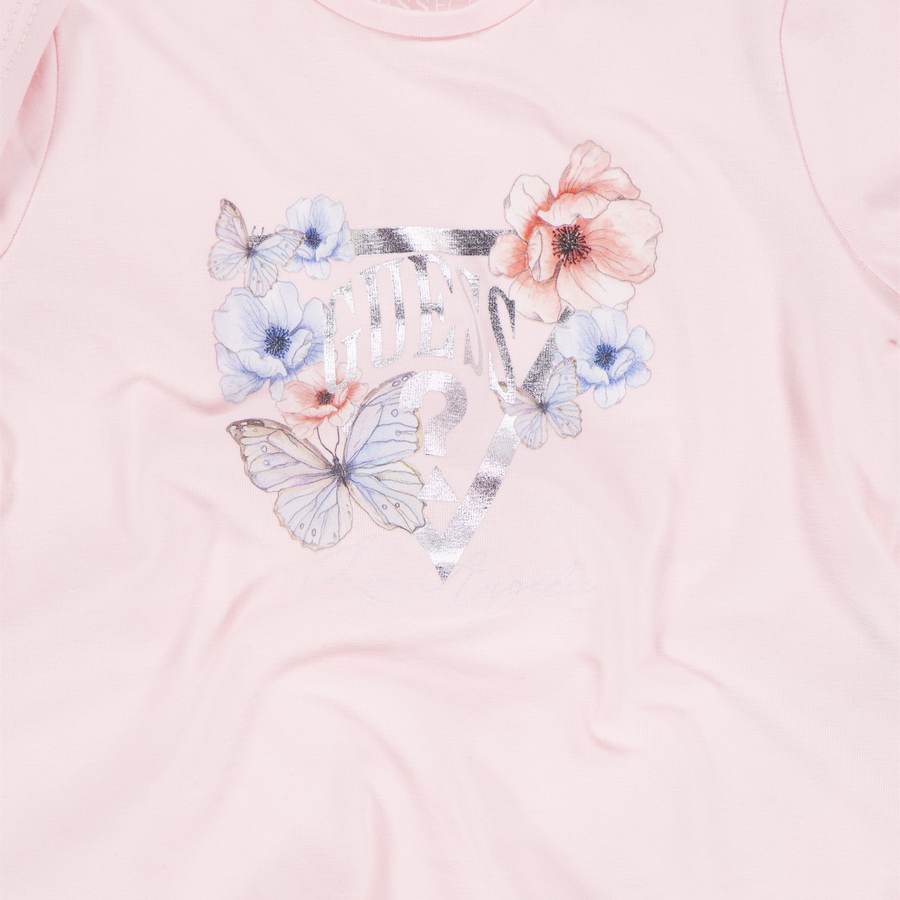 Guess Baby Meisjes T-Shirt In Licht Roze
