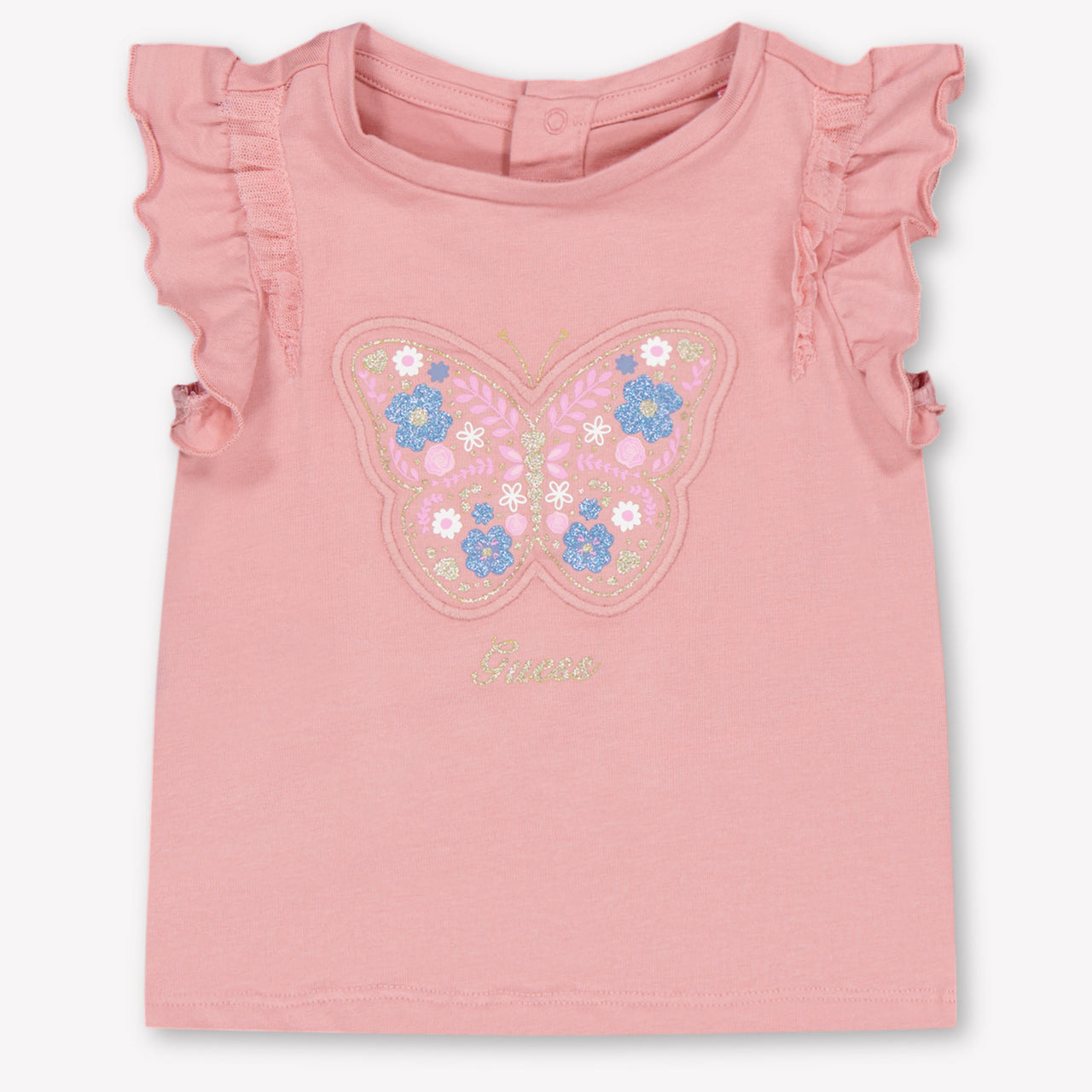 Guess Baby Meisjes T-Shirt In Oud Roze