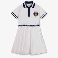 Guess Kinder Meisjes Jurk In Wit