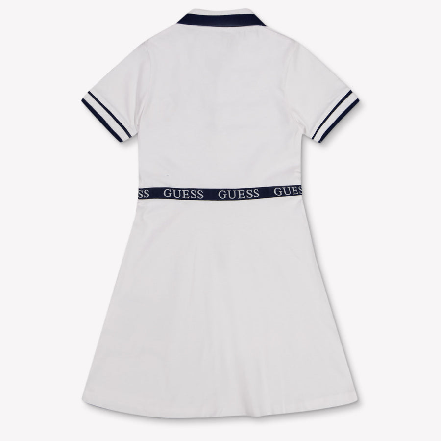 Guess Kinder Meisjes Jurk In Wit