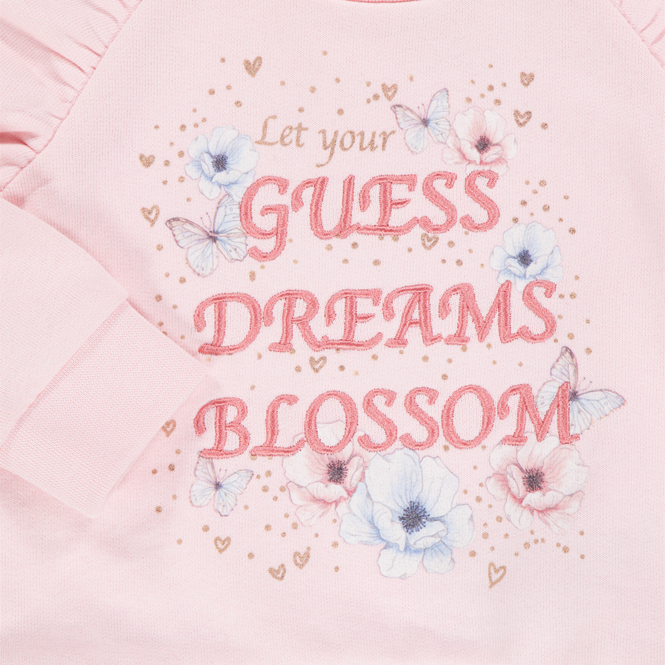 Guess Baby Meisjes Trui In Licht Roze