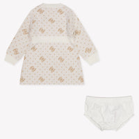 Guess Baby Girls Dress In OffWhite