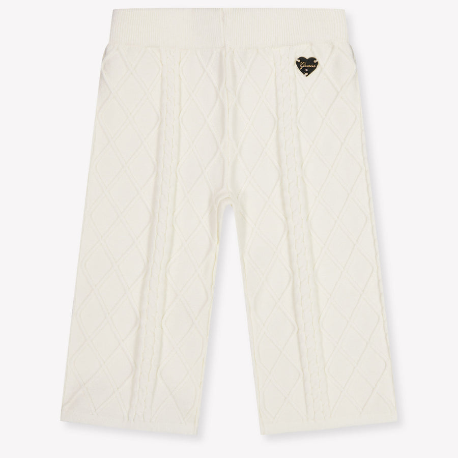 Guess Baby Meisjes Broek In Off White