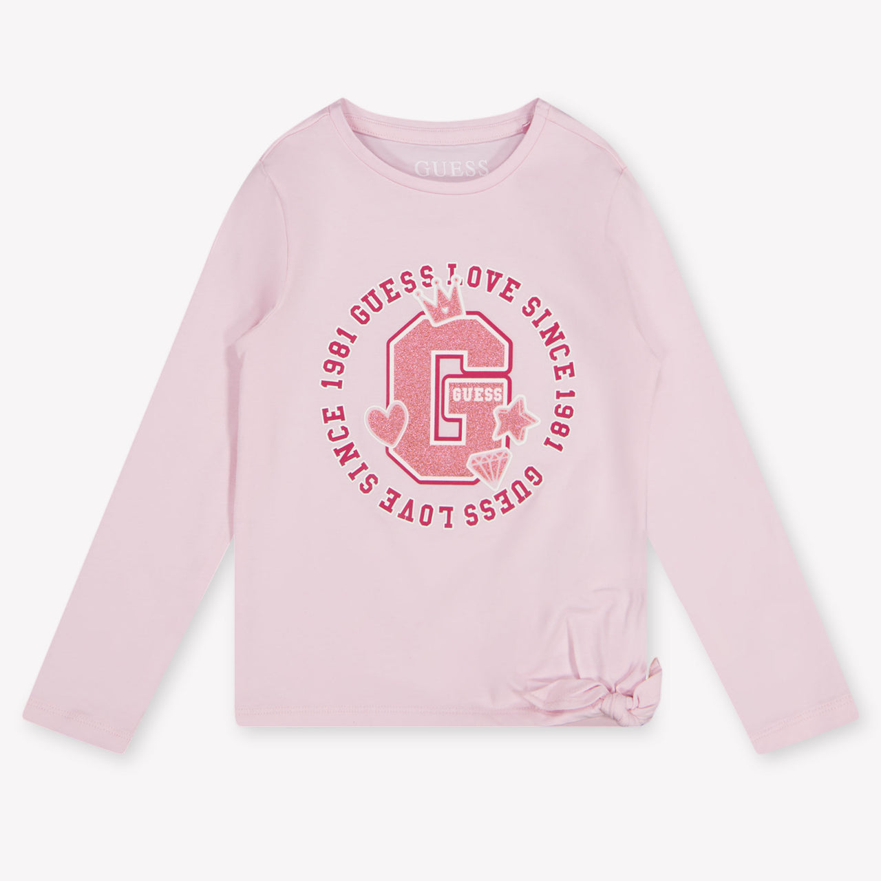 Guess Kinder Meisjes T-Shirt In Licht Roze