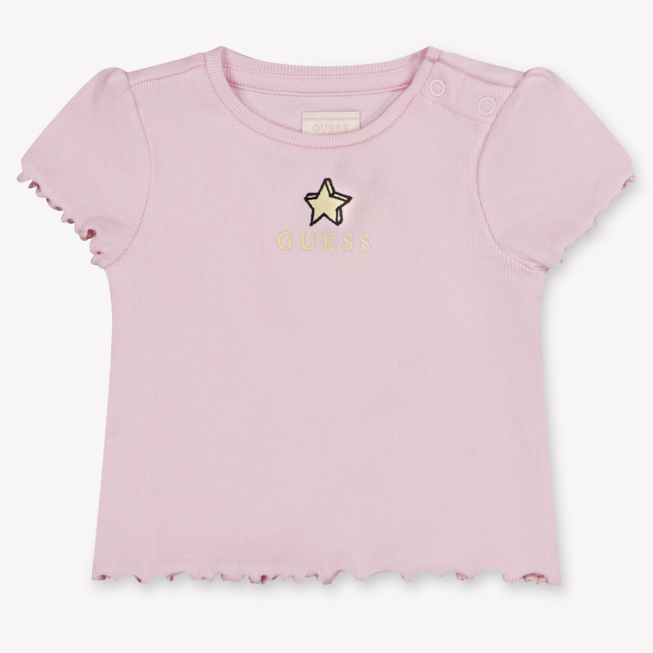 Guess Baby Meisjes T-Shirt In Licht Roze