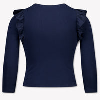 Guess Kinder Meisjes T-Shirt In Navy