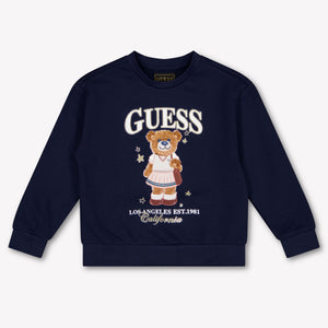 Guess Kinder Meisjes Trui In Navy