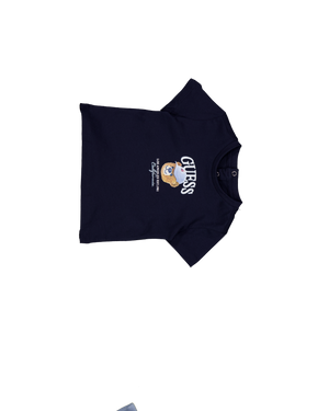 Guess Baby Jongens T-Shirt In Navy