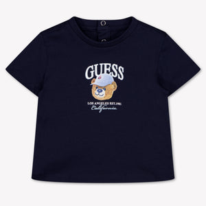 Guess Baby Boys T-Shirt In Navy