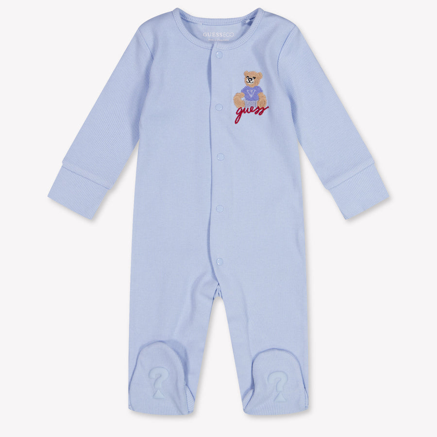 Guess Baby Jongens Boxpakje In Licht Blauw