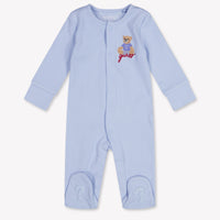 Guess Baby Boys Playsuit In Light Blue