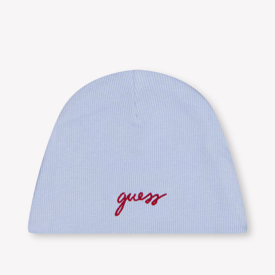 Guess Baby Boys Playsuit In Light Blue