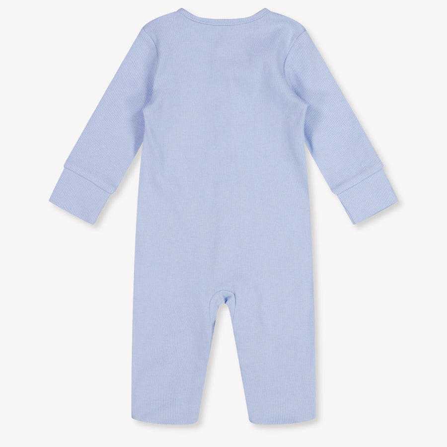 Guess Baby Boys Playsuit In Light Blue