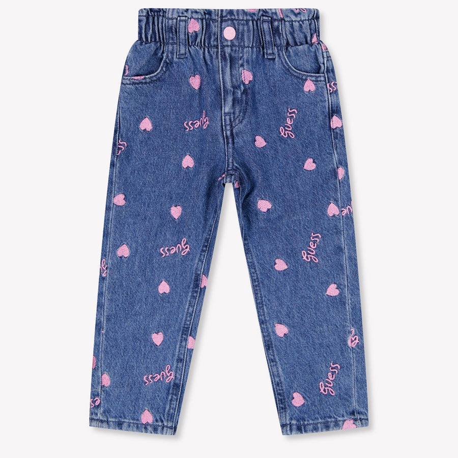 Guess Kids Girls Jeans In Blue