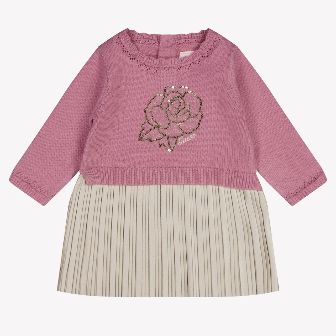 Guess Baby Girls Dress In Pink