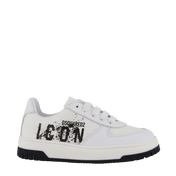 Dsquared2 Kinder Unisex Sneakers Wit