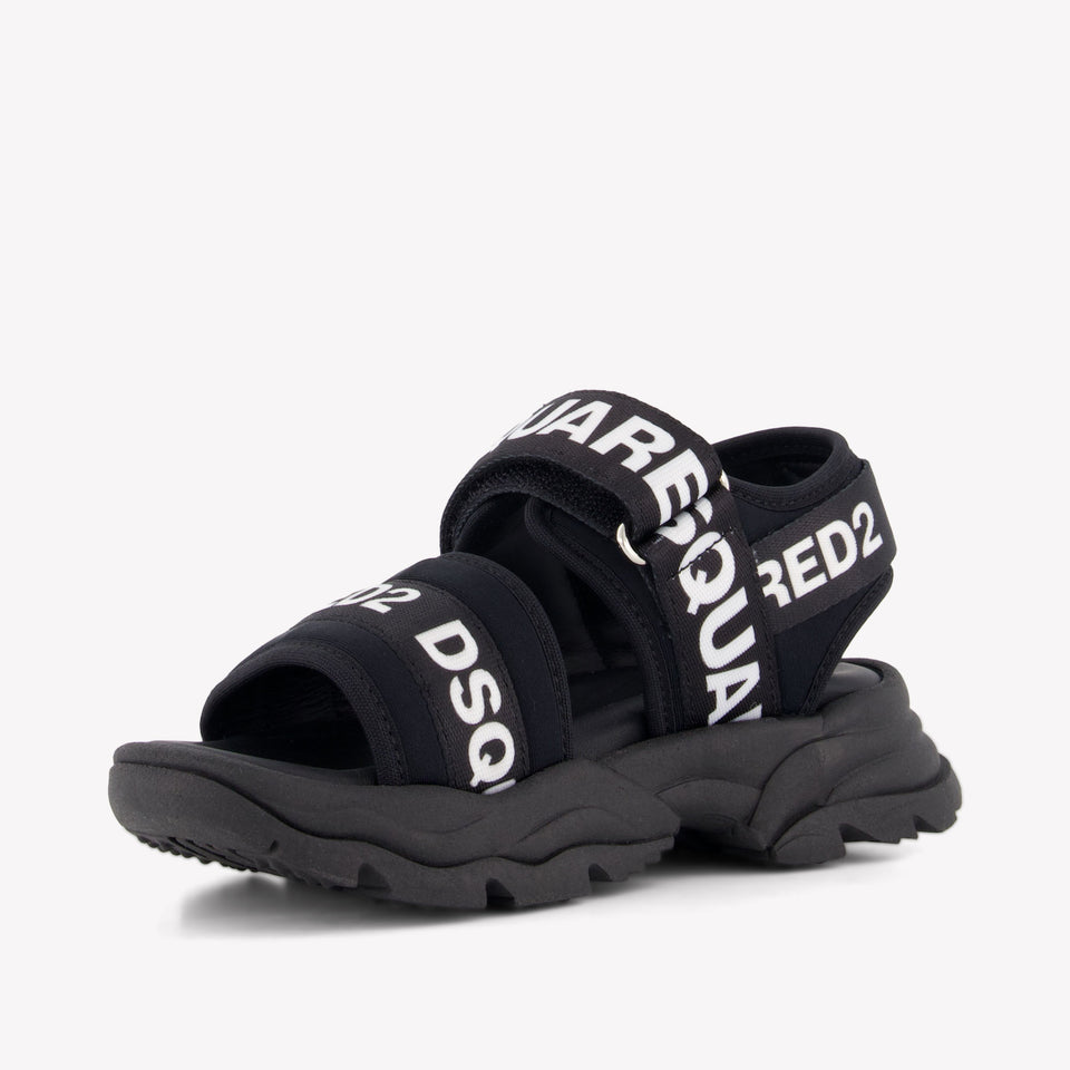 Dsquared2 Boys Sandals In Black