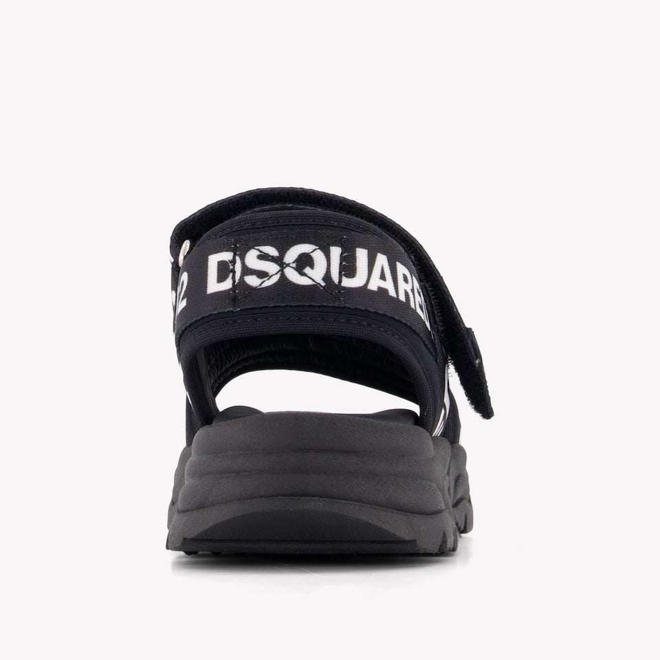 Dsquared2 Boys Sandals In Black