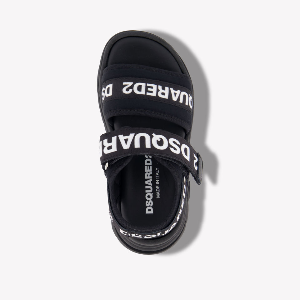 Dsquared2 Boys Sandals In Black