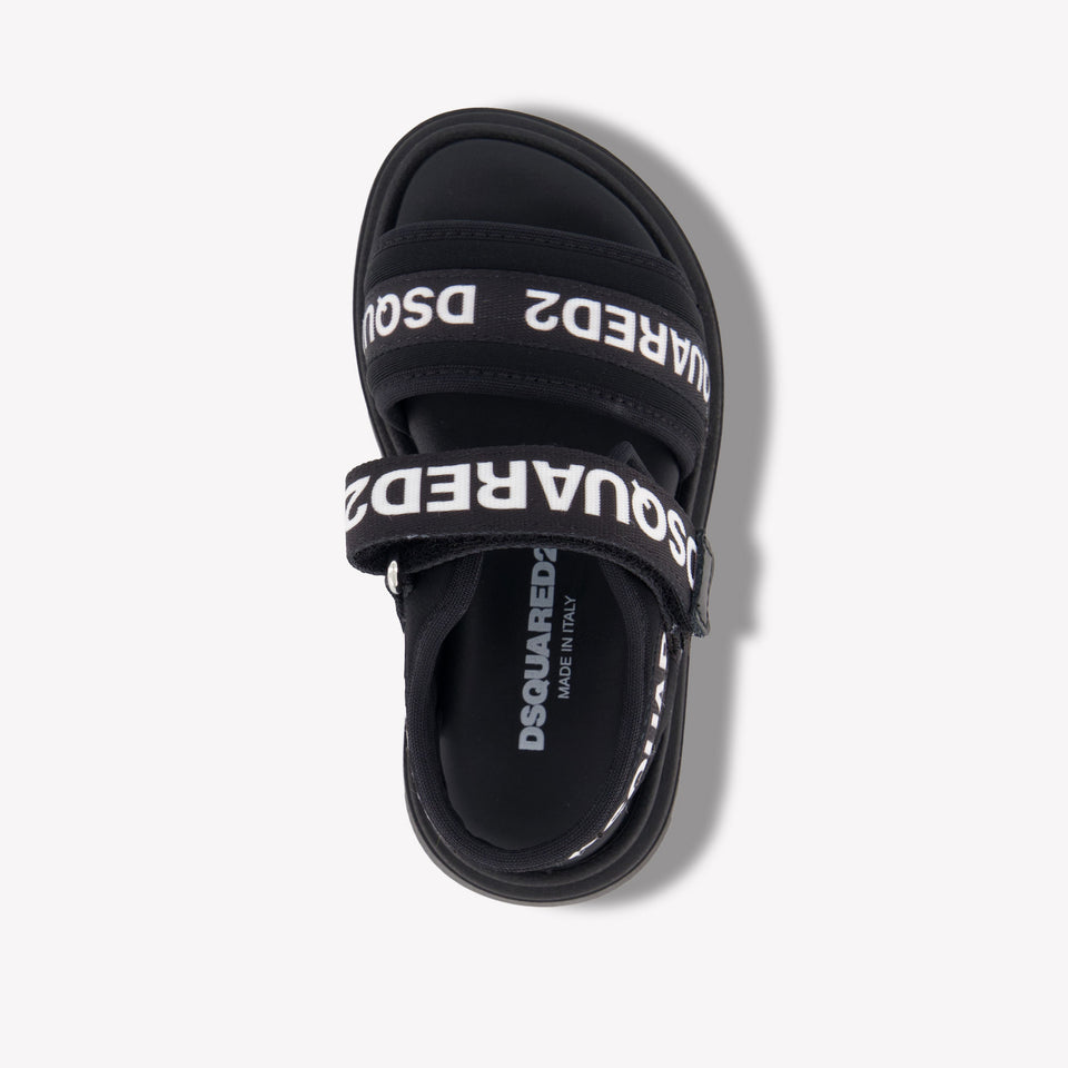 Dsquared2 Boys Sandals In Black