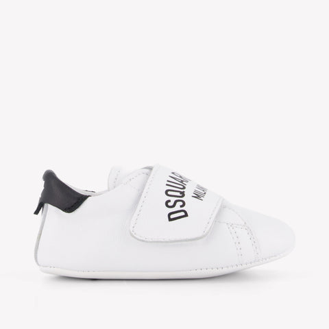 Dsquared2 Baby Unisex Sneakers In Wit