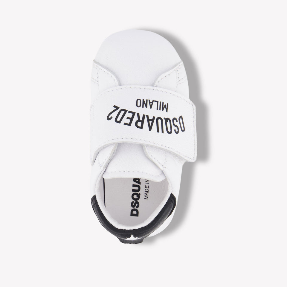 Dsquared2 Baby Unisex Sneakers In White