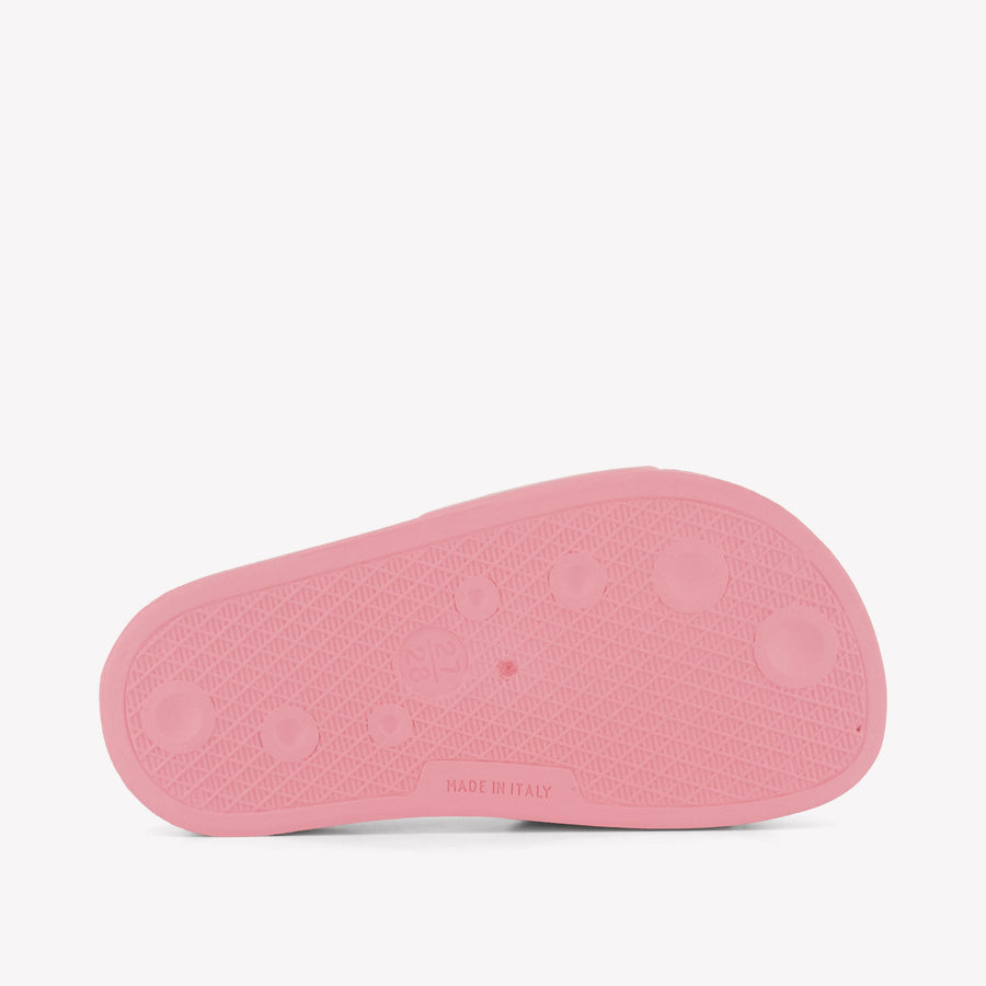 Moschino Unisex Slippers In Roze